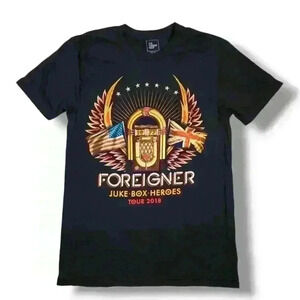 NWOT THE THREAD SHOP FOREIGNER 2018 TOUR SHIRT